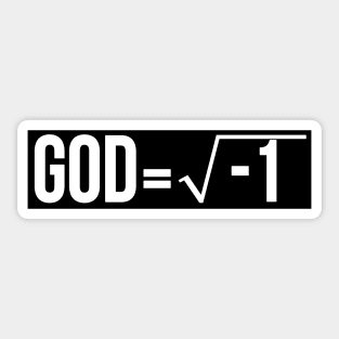 God is Imaginary Sticker